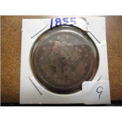 1855 US LARGE CENT