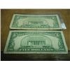 Image 2 : 1953-A $5 SILVER CERTIFICATE & 1963 $5 US  NOTE