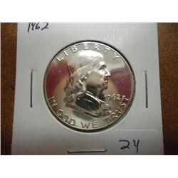 1962 FRANKLIN HALF DOLLAR PROOF