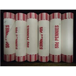 6 ROLLS OF 2009-D LINCOLN FORMATIVE YEARS CENTS