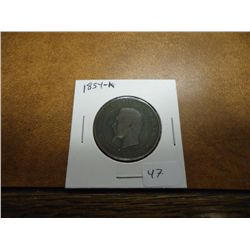 1854-K FRANCE 10 CENTIMES (FINE)