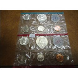 SILVER 1963 US MINT SET (UNC) P/D (WITH ENVELOPE)