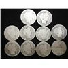 Image 1 : 10 ASSORTED BARBER DIMES