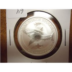 2014 AUSTRALIA SILVER 50 CENT GREAT WHITE SHARK
