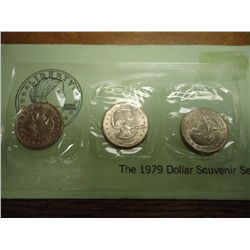 1979 P/D/S SBA DOLLAR SOUVENIR SET