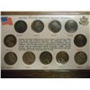 Image 1 : SET OF 11-1942-45 35% SILVER JEFFERSON WAR NICKELS