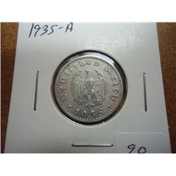 1935-A GERMAN 50 PFENNIGS