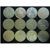 Image 1 : 12 ASSORTED 1906-46 GREAT BRITAIN LARGE PENNIES