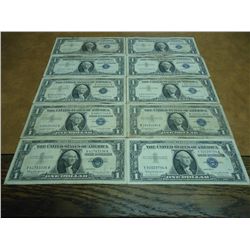 10-1957-B $1 SILVER CERTIFICATES
