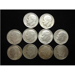 GET YOUR SILVER 10 SILVER ROOSEVELT DIMES