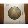 Image 1 : 1858 SEATED LIBERTY HALF DOLLAR