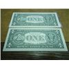 Image 2 : 2-2003-A $1 FRN'S LOW CONSECUTIVE SERIAL 'S (UNC)