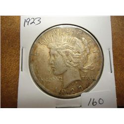 1923 PEACE SILVER DOLLAR