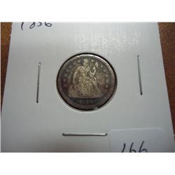 1856 SEATED LIBERTY DIME