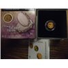 Image 1 : ISRAEL SMALL GOLD MEDAL "WOMEN IN THE BIBLE" 1/25