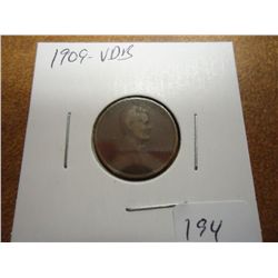 1909 VDB LINCOLN CENT