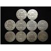Image 2 : 10 ASSORTED BARBER DIMES
