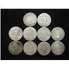 Image 2 : 10 ASSORTED 1890'S SEATED LIBERTY DIMES