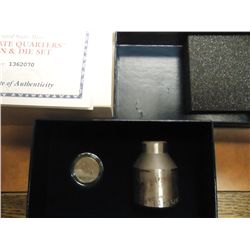 US MINT 50 STATE QUARTERS COIN & DIE SET 2001-P