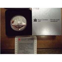 1987 CANADA DAVIS STRAIT SILVER $ PF .3750 OZ. ASW