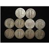 Image 2 : 10 ASSORTED 1920'S MERCURY DIMES