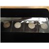Image 1 : 1907,08,09 & 10 CANADA SILVER 5 CENTS
