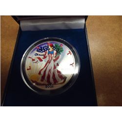 2001 COLORIZED AMERICAN SILVER EAGLE