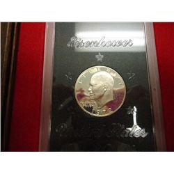 1972-S IKE SILVER DOLLAR PROOF (BROWN PACK)