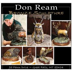 "Please Pass the Pepper Spray" - bronze by Don Ream