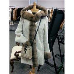 High Bidders choice: Sheared Mink Hooded Stroller or Mink Tux