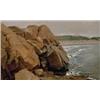 Image 1 : Property of a collector JERVIS MCENTEE (1828-1891) Bass Rocks, 1872 signed with monogrammed...