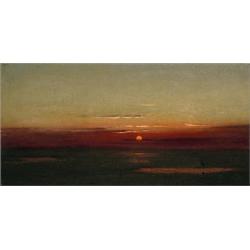 Another owner MARTIN JOHNSON HEADE (1819-1904) Sunset on the Marshes signed "M.J. Heade" (lo...