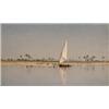 Image 1 : A private collector SANFORD ROBINSON GIFFORD (1823-1880) A Sketch on the Nile, 1869 inscribe...