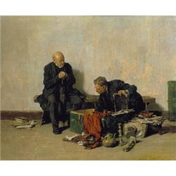 Another owner LOUIS MOELLER (1855-1930) Scouting the Trunk signed "Louis Moeller N.A." (lowe...