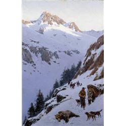 Property from the Thyssen-Bornemisza Collection HENRY F. FARNY (1847-1916) A Moment of Suspe...