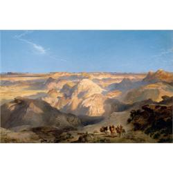 Property of the Thyssen-Bornemisza Collection THOMAS MORAN (1837-1926) Badlands of the Dakot...