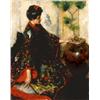 Image 1 : Property from the Thyssen-Bornemisza Collection CHARLES HAWTHORNE (1872-1930) The Kimono Gi...