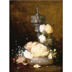 Property from the Thyssen-Bornemisza Collection JULIAN ALDEN WEIR (1852-1919) Silver Chalic...