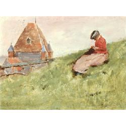Property from the Thyssen-Bornemisza Collection THEODORE ROBINSON (1852-1896) On the Cliff; A...