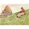 Image 1 : Property from the Thyssen-Bornemisza Collection THEODORE ROBINSON (1852-1896) On the Cliff; A...