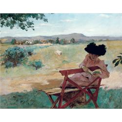 Property from the Thyssen-Bornemisza Collection IRVING RAMSEY WILES (1861-1948) Sunshine and...