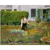 Image 1 : Another owner ANNA LEE DEY STACEY (1865-1943) The Garden in autumn, 1909 signed and dated "A...