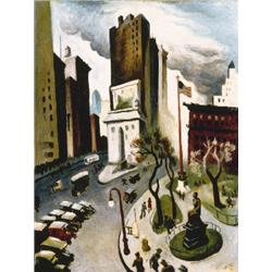Property from the Thyssen-Bornemisza Collection THOMAS HART BENTON (1889-1975) The City, 192...