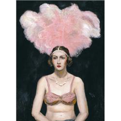 Property from the Thyssen-Bornemisza Collection WALT KUHN (1877-1949) Chorus Captain, 1935 ...