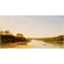 Property of a Lady JAMES AUGUSTUS SUYDAM (1819-1865) At River's Bend signed with initials  ...