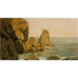 Property of a Gentleman WILLIAM HART (1823-1894) On the Maine Coast signed "W.H. Hart," (low...