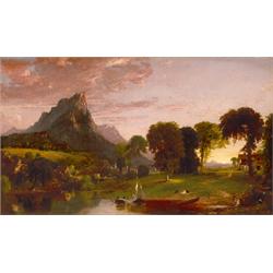 Property from the Thyssen-Bornemisza Collection JASPER FRANCIS CROPSEY (1823-1900) View near...