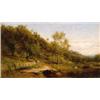Image 1 : Another owner JAMES HART (1828-1901) Path by a River, 1862 signed and dated "J. M. Hart 1862" (lo...
