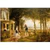 Image 1 : A private collection THOMAS PRICHARD ROSSITER (1818-1871) House on the Hudson, 1852 signed ...