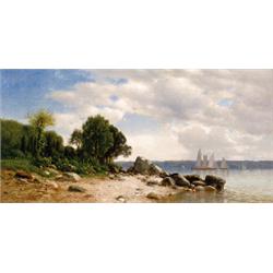 Property from the Thyssen-Bornemisza Collection SAMUEL COLMAN (1832-1920) View on the Hudson...